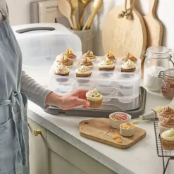 Lakeland Two-Tier 24 Cupcake Carrier -Kitchen Supplies Store 33150 6