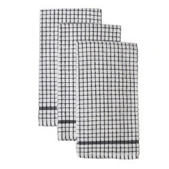 3 Lakeland Checked Tea Towels