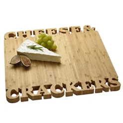 Lakeland Cheese And Crackers Bamboo Serving And Chopping Board -Kitchen Supplies Store 62146 5