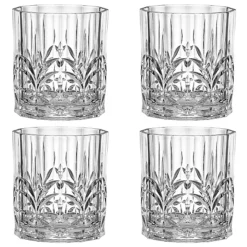 Crystal-Look Acrylic Tumblers β Set Of 4