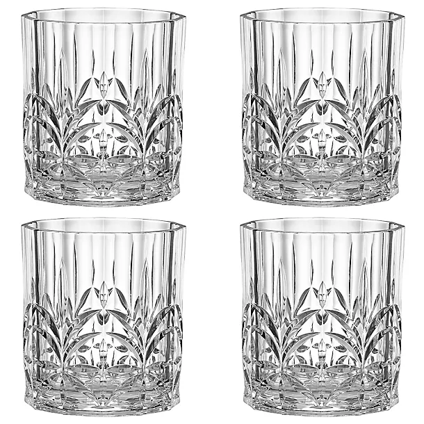 Crystal-Look Acrylic Tumblers – Set Of 4 3 Crystal-Look Acrylic Tumblers – Set Of 4