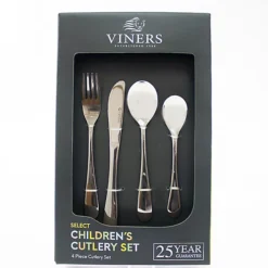 4pc Viners Stainless Steel Childrenβs Cutlery Set