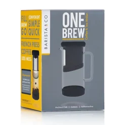Barista & Co. OneBrew One-Cup Coffee Maker And Tea Infuser 350ml -Kitchen Supplies Store 62375 10