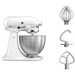 KitchenAid Classic Stand Mixer White 5K45SSBWH -Kitchen Supplies Store 63178 6