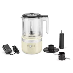 KitchenAid Cordless Food Chopper Cream 5KFCB519B -Kitchen Supplies Store 63418 4