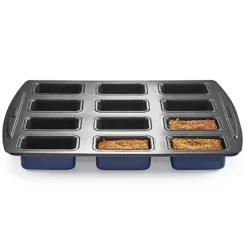 Lakeland 12 Hole Loose Based Mini Loaf Tin 13 Lakeland 12 Hole Loose Based Mini Loaf Tin -Kitchen Supplies Store 70178 4