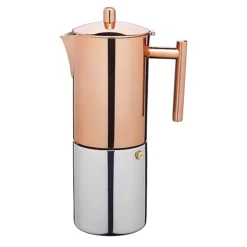 Le’Xpress Copper Finish Stovetop Espresso Maker