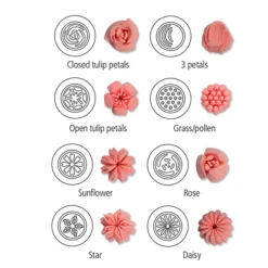 Lakeland Russian Nozzle Icing Set - 8 Nozzles And 3 Piping Bags -Kitchen Supplies Store 72677 3