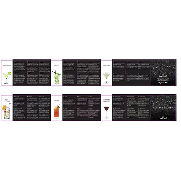 BarCraft 6 Piece Brass Finish Cocktail Set 5 BarCraft 6 Piece Brass Finish Cocktail Set - Image 3