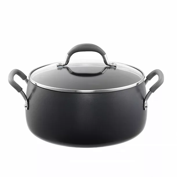 Lakeland Hard Anodised Bell Shaped 24cm Stockpot 3 Lakeland Hard Anodised Bell Shaped 24cm Stockpot