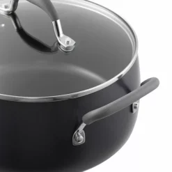 Lakeland Hard Anodised Bell Shaped 24cm Stockpot 13 Lakeland Hard Anodised Bell Shaped 24cm Stockpot -Kitchen Supplies Store 73073 5