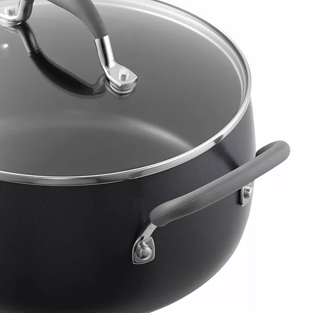 Lakeland Hard Anodised Bell Shaped 24cm Stockpot 7 Lakeland Hard Anodised Bell Shaped 24cm Stockpot - Image 5