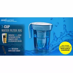 ZeroWater 5-Stage Water Filter Jug With Free TDS Meter 1.7L -Kitchen Supplies Store 73247 4