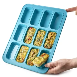 Reinforced Silicone 12-Cup Mini Loaf Cake Pan -Kitchen Supplies Store 73286 3