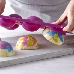 Reinforced Silicone 12-Cup Hemisphere Pan -Kitchen Supplies Store 73288 6