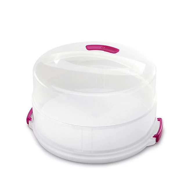 2 In 1 Height Adjustable Cake Carrier Caddy - Round Holds 30cm Cakes 9 2 In 1 Height Adjustable Cake Carrier Caddy - Round Holds 30cm Cakes - Image 7