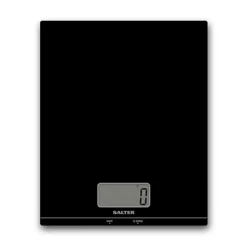 Salter Flat Glass Kitchen Platform Scale Black 1172BKDR -Kitchen Supplies Store 73442 3