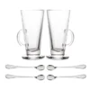 Latte Glasses And Long Handle Spoon Set Bundle -Kitchen Supplies Store 74448 1