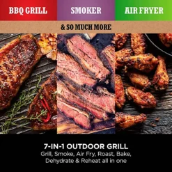 Ninja Woodfire Electric BBQ Grill & Smoker With Robust Pellets Bundle -Kitchen Supplies Store 74482 5